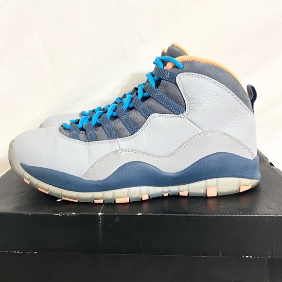 Jordan 10 Retro Bobcats size 10 310805-026 2014 PRE-OWNED with OG BOX - Picture 2 of 9